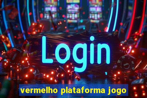 vermelho plataforma jogo